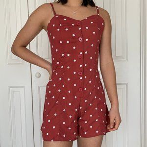 Polka dot romper